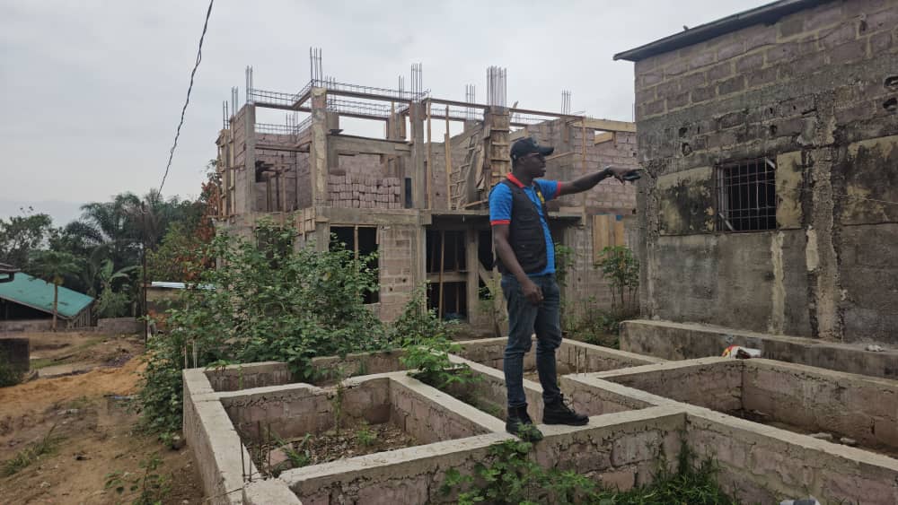 Chantier en cours à Kinshasa - suivi de l'avancement
