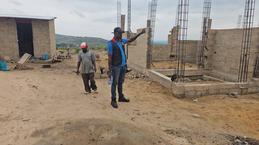 Chantier en cours à Kinshasa - inspection du chantier